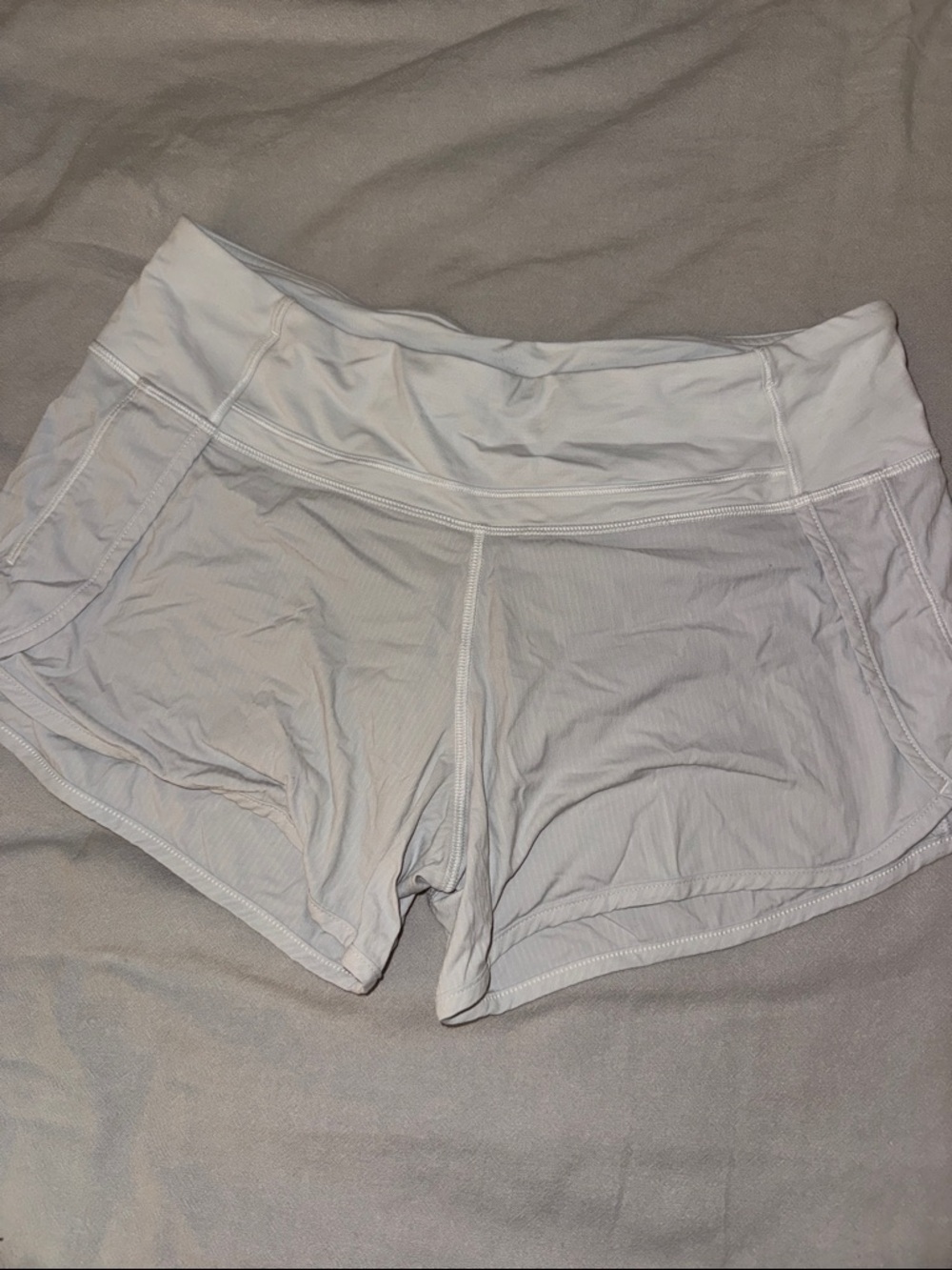 Lululemon White athletic shorts
